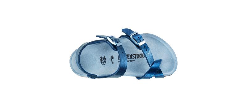 Birkenstock Birko-flor Graceful Narrow Taormina Børn Blå | DK 10EBC